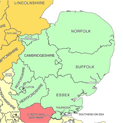 Kookaburra Vets - UK Map